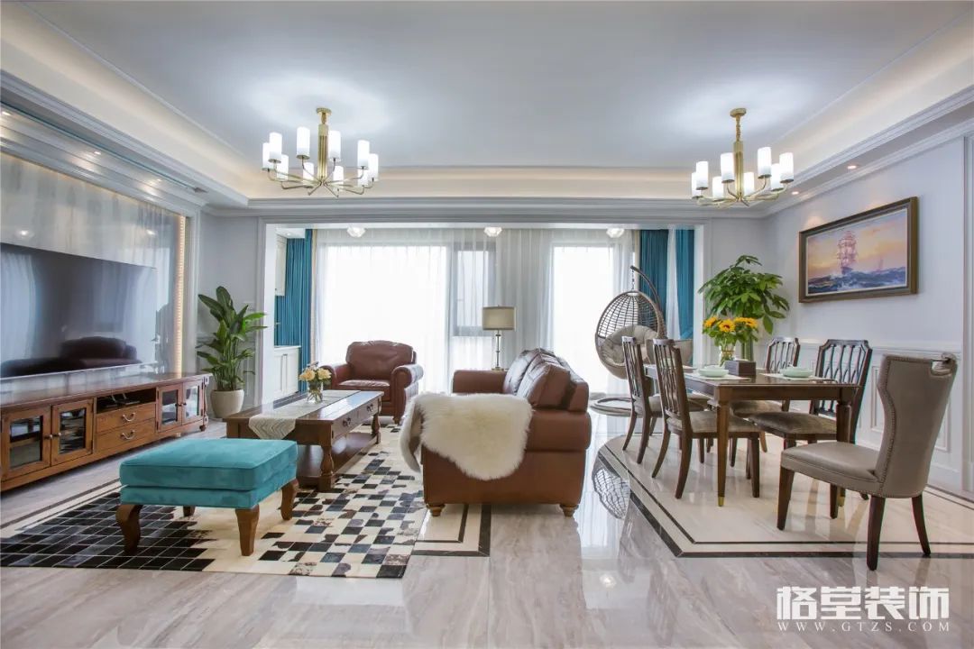 现代美式灰色调空间，优雅轻奢典范之家-13