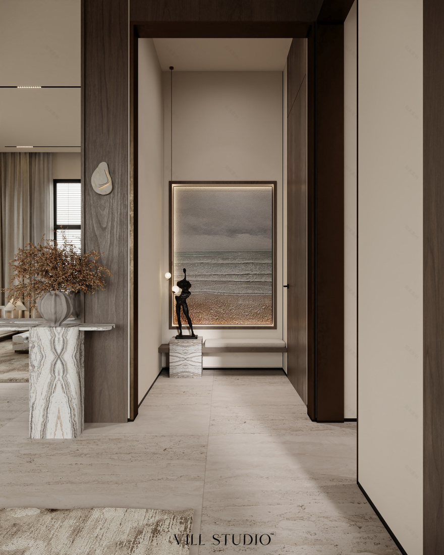 LUXURY VILLA LIVING & DINING INTERIOR DESIGN | KSA-28