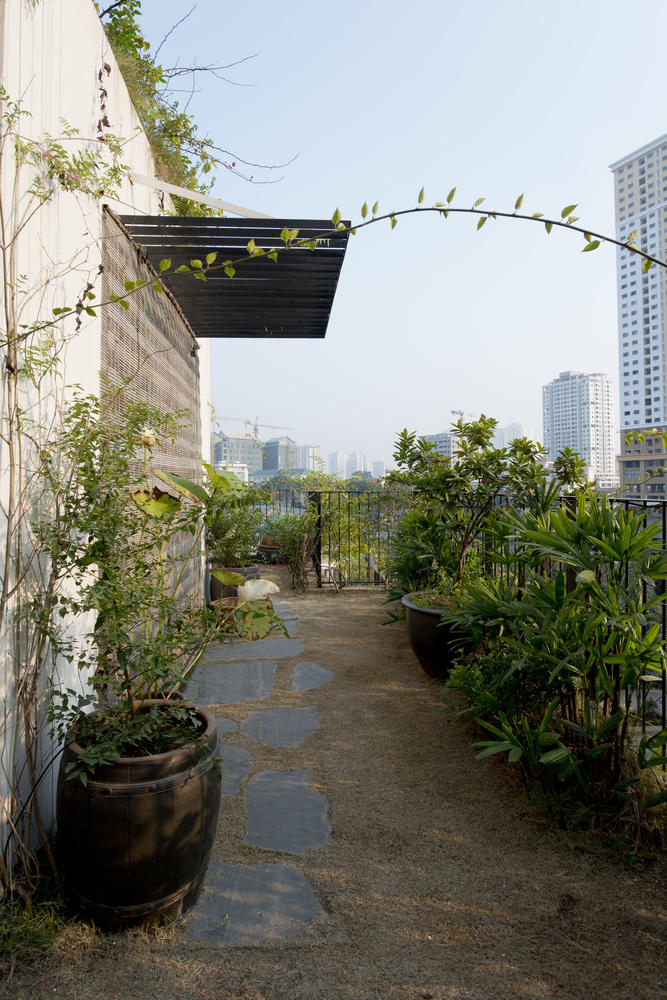 越南“香屋”绿意盎然，钢架遮阳生机勃勃-52