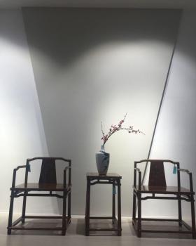 现代简约风格融入传统红木家具体验馆
