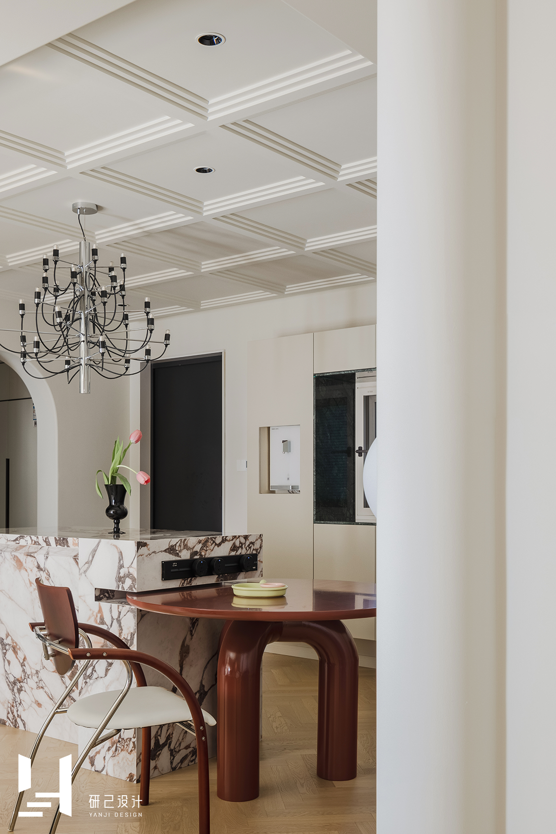 研己实景 · 113㎡法式家的新玩法丨中国芜湖丨研己设计-18