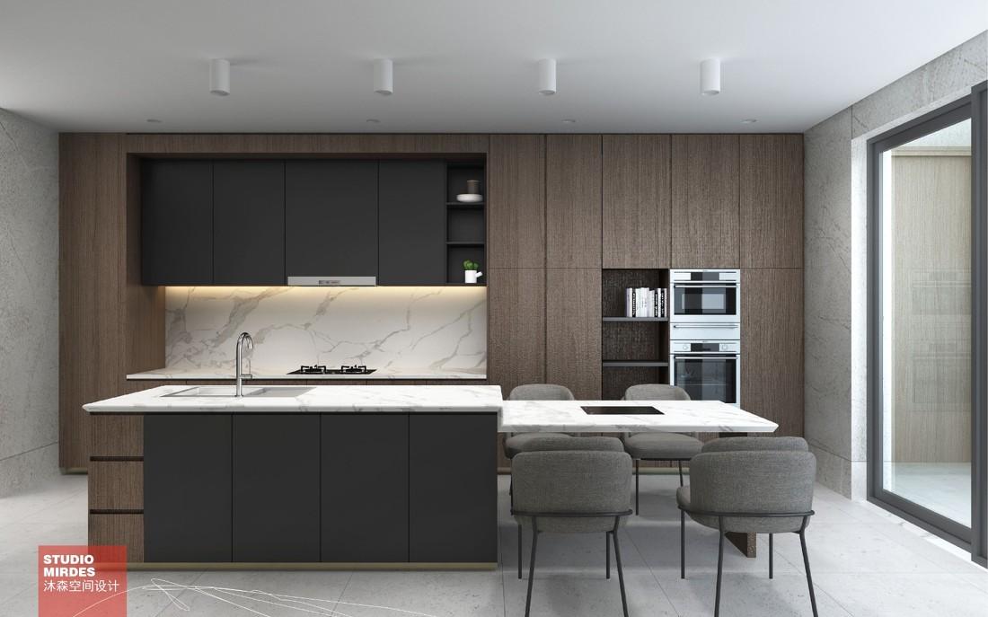 中海银海湾复式府邸 | 温暖色调与精致空间的完美融合-8