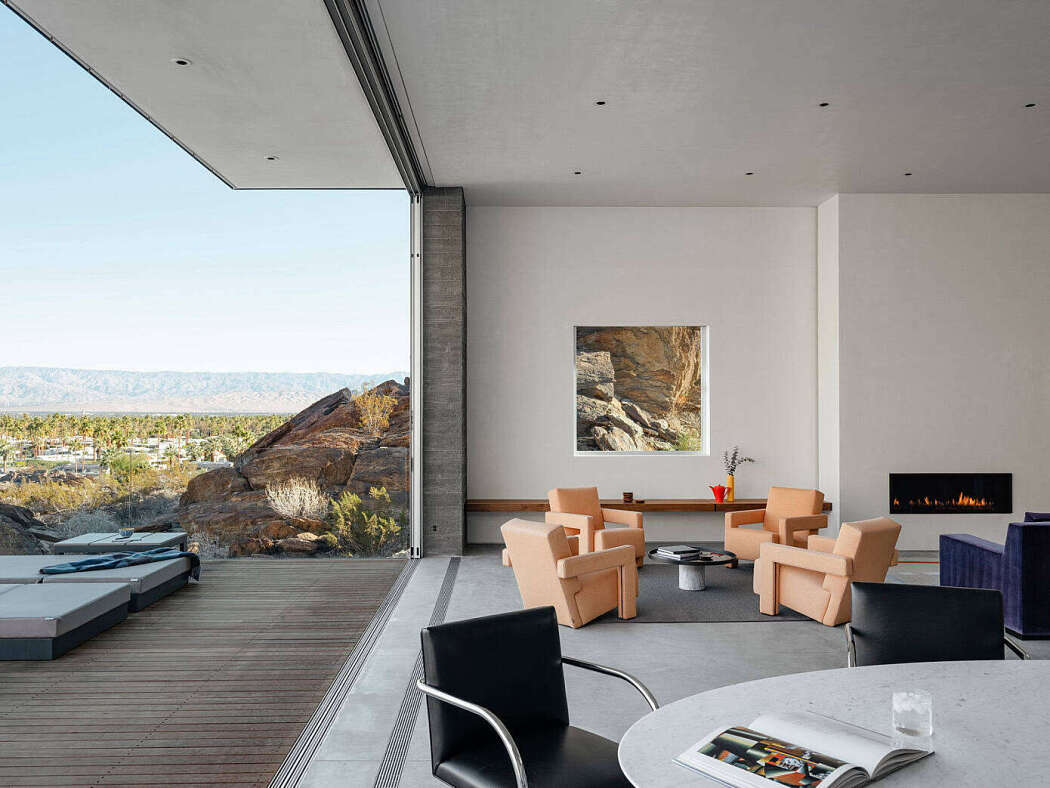 加州棕榈泉的山间雅居-3