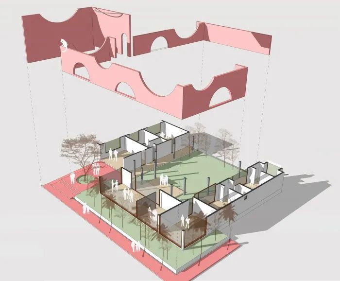 印度多层空间绿色办公室-72