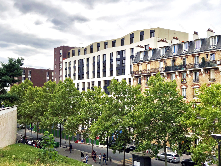 Philippon - Kalt Architectes » Rue du Chevaleret à Paris / Résidence Sociale Adoma-26