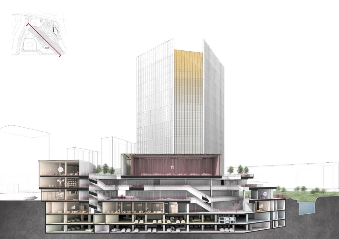 上海桃浦新金环 88 广场 TOD 综合体丨中国上海丨同济大学建筑设计研究院（集团）有限公司-30