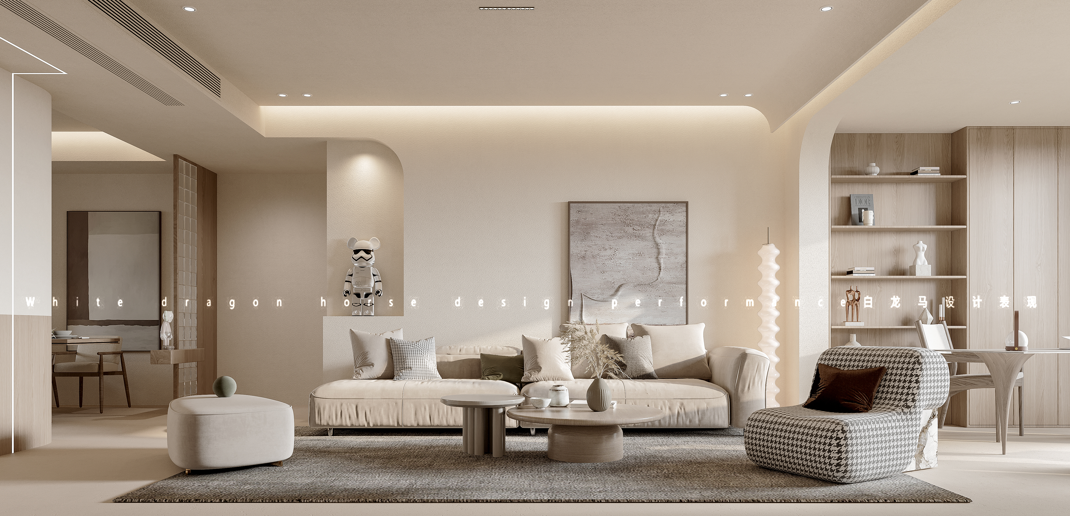 奶油客餐厅·白龙马效果图-3