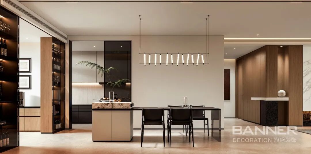 207㎡自然诗意大平层丨旗盛装饰-28