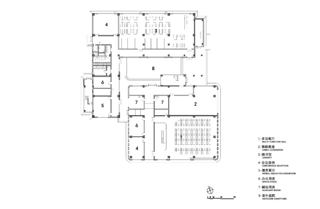 自由理想的“花园城堡”·济南北康初中教育建筑群落丨中国济南丨UA尤安设计-57