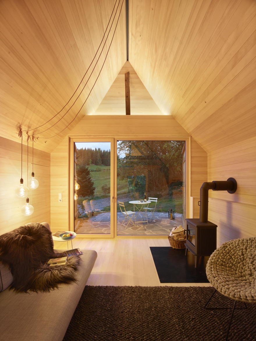 德国黑森林 1000 米高空的环保小屋-55