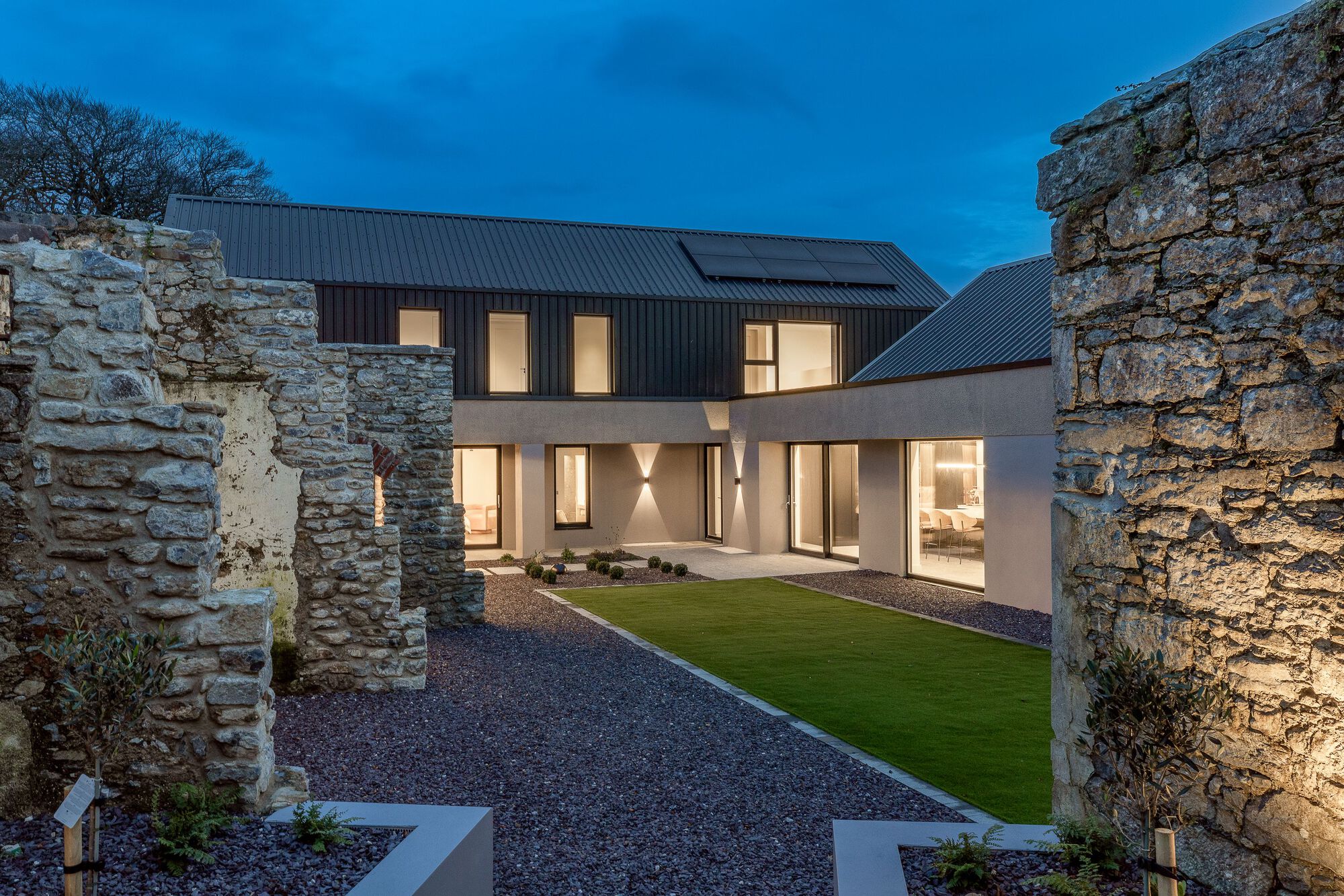 有围墙的花园式住宅丨爱尔兰丨Steve Burke-34