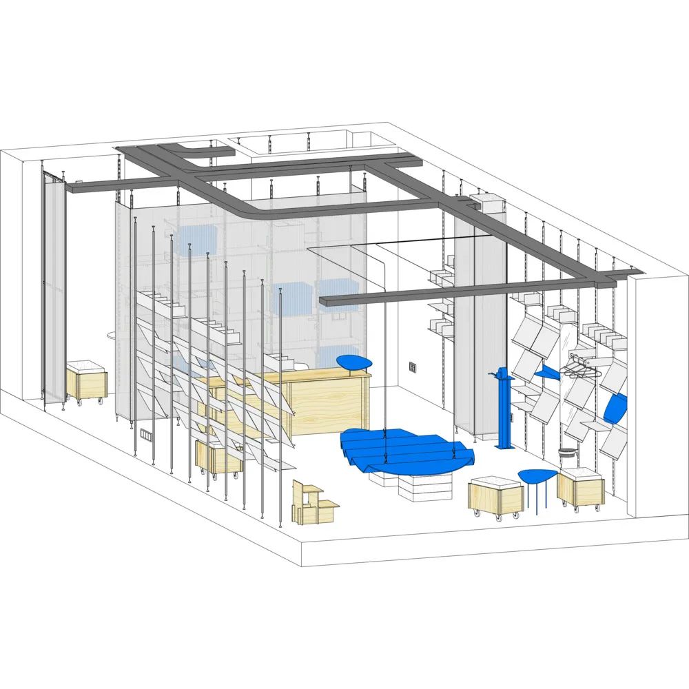 卢内特精品店丨罗马尼亚布加勒斯特丨Bogdan Ciocodeica Studio-83