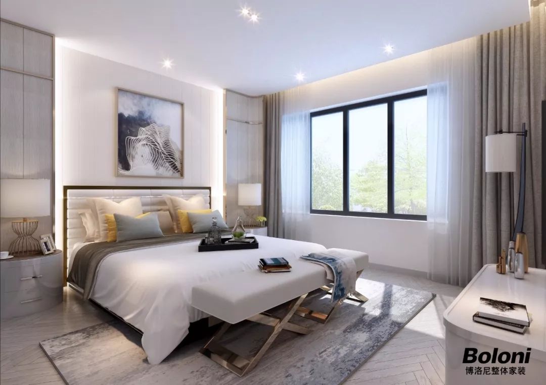 博洛尼打造现代轻奢别墅,诠释理想之家-24