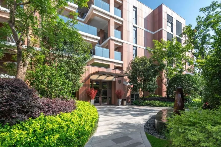 上海朗詩新西郊 | 绿意盎然的新亚洲风格景观设计-36