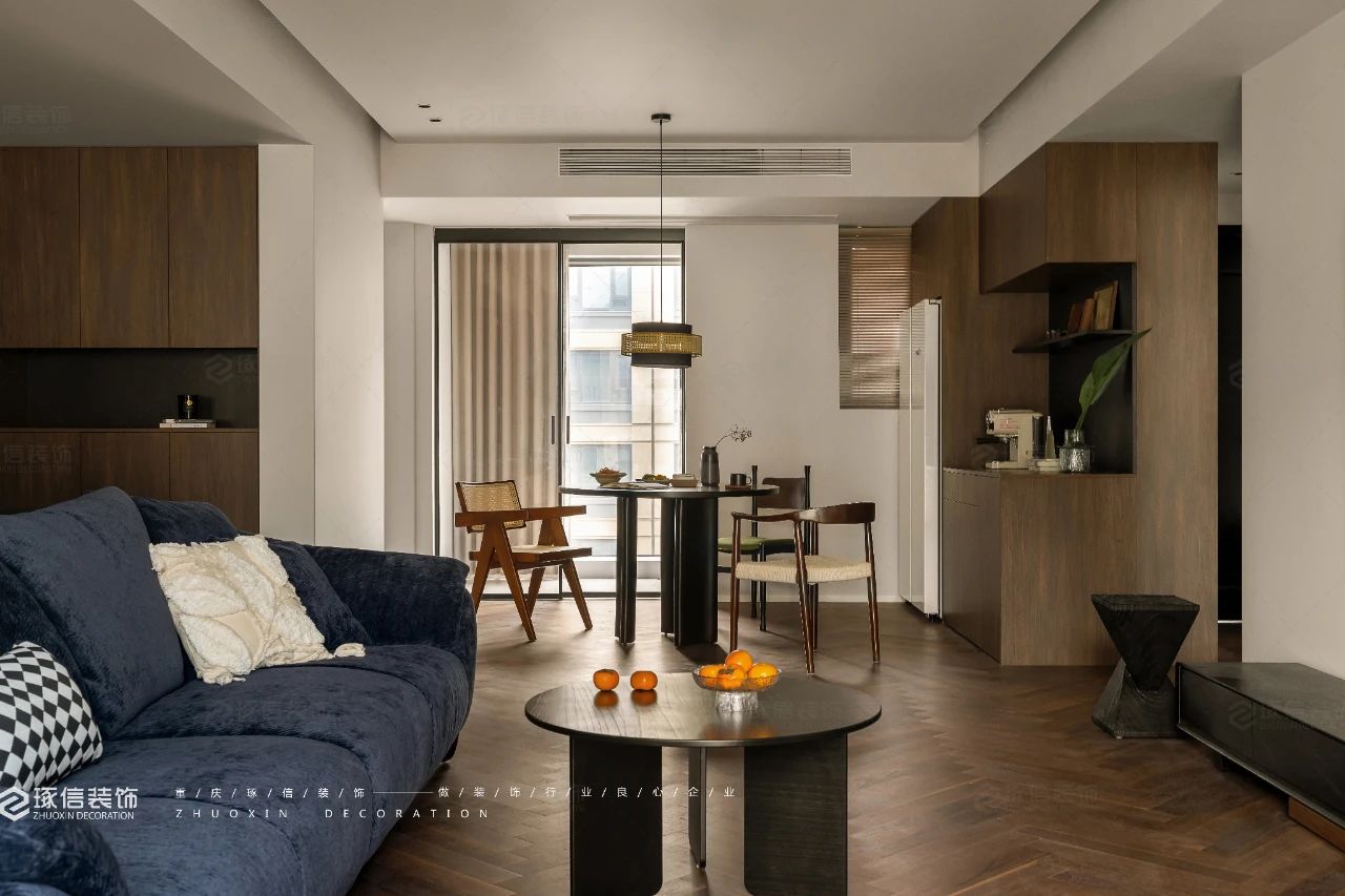 95 平复古风个性自在住宅丨琢信装饰-18