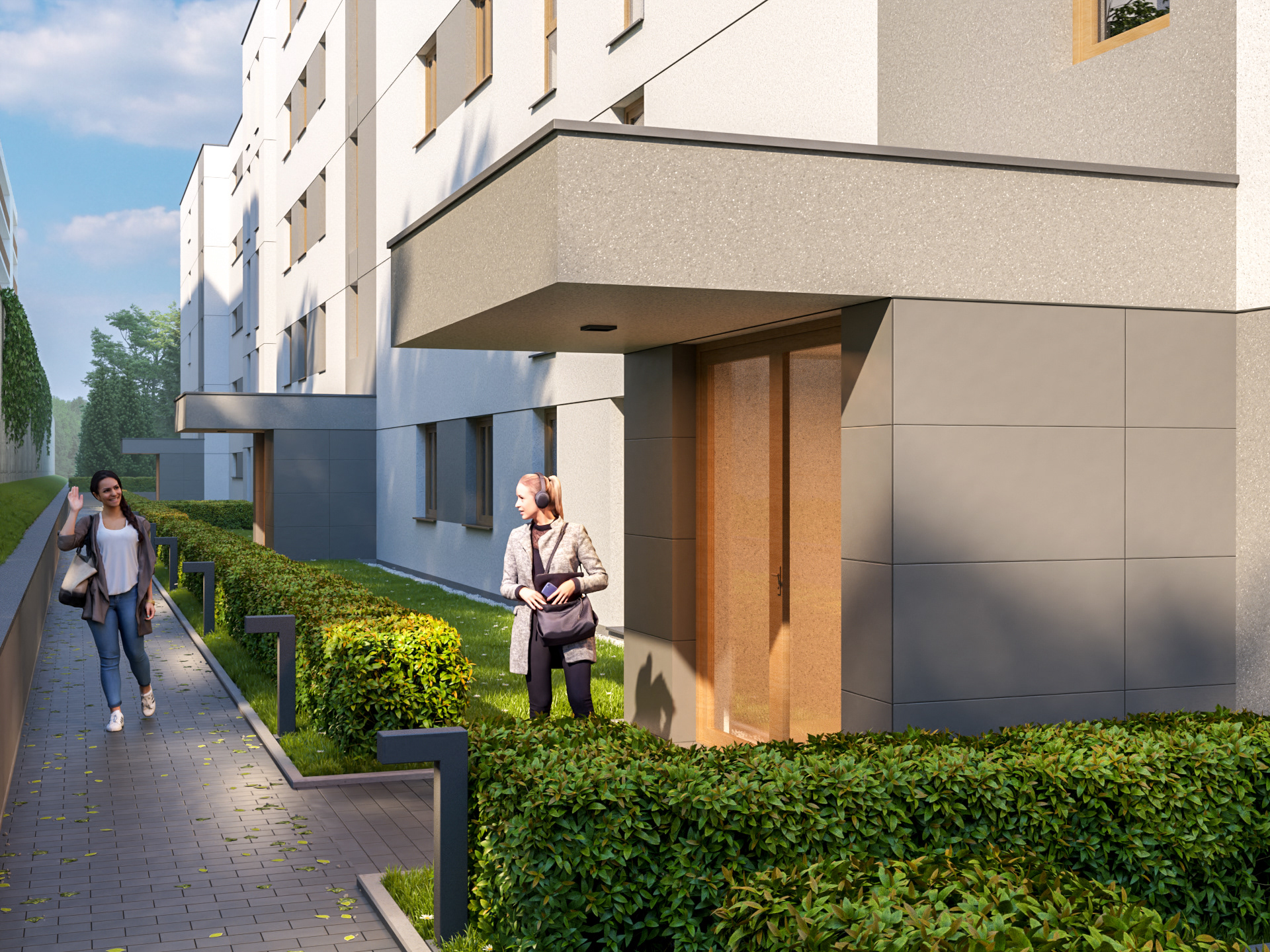 波兰克拉科夫公寓楼建筑可视化项目-1