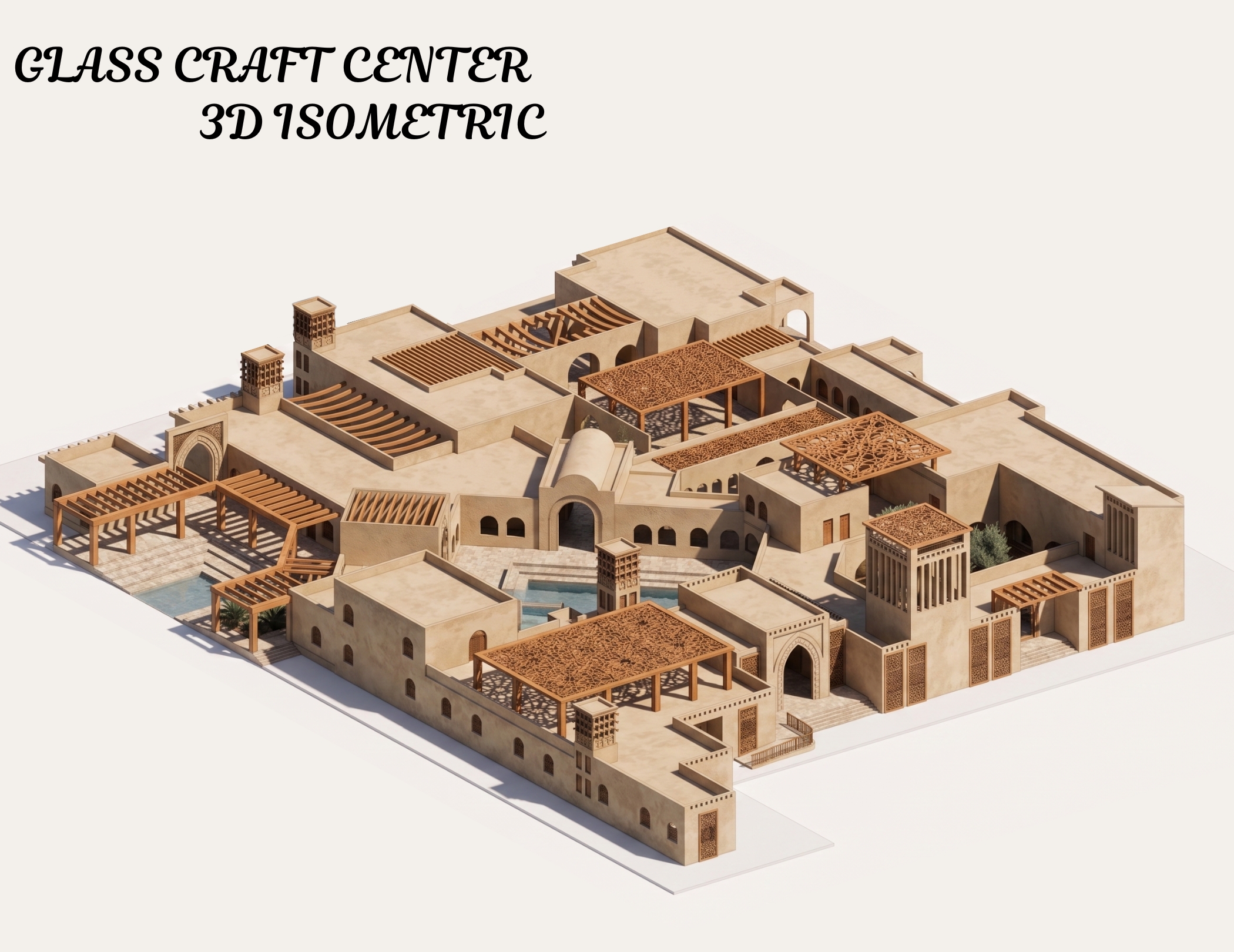 CULTURAL CRAFT CENTER(埃及埃尔富斯塔特玻璃工坊)丨赫勒万大学美术学院建筑系-4