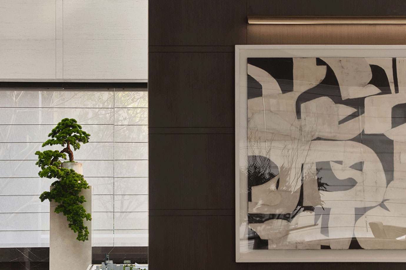 栖霞建设星叶栖悦湾展示中心丨中国南京丨硬装矩阵纵横,软装梵池设计-25