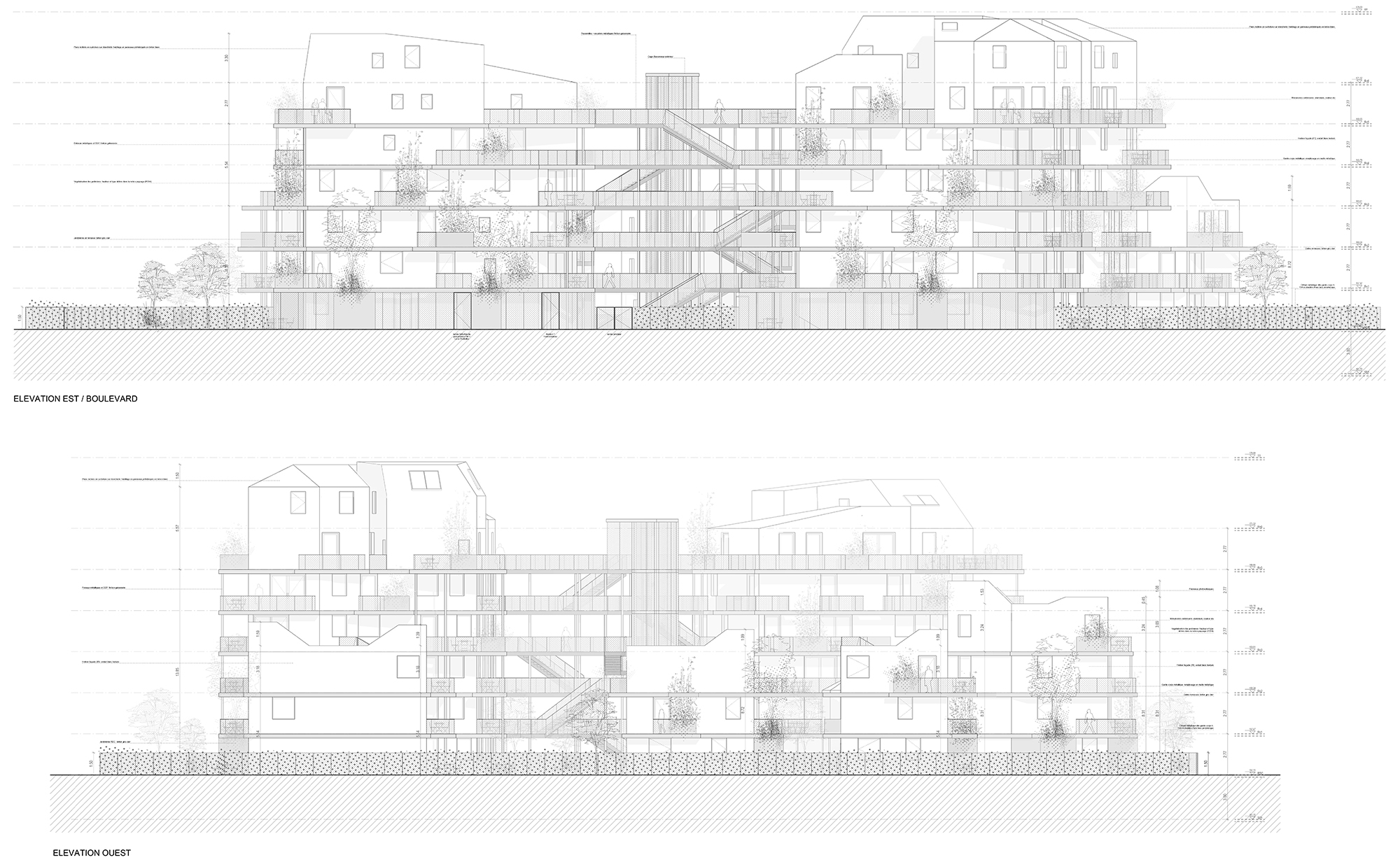 Toulouse ZAC SaintMartin 住宅楼丨法国图卢兹丨Aldric Beckmann Architectes-55