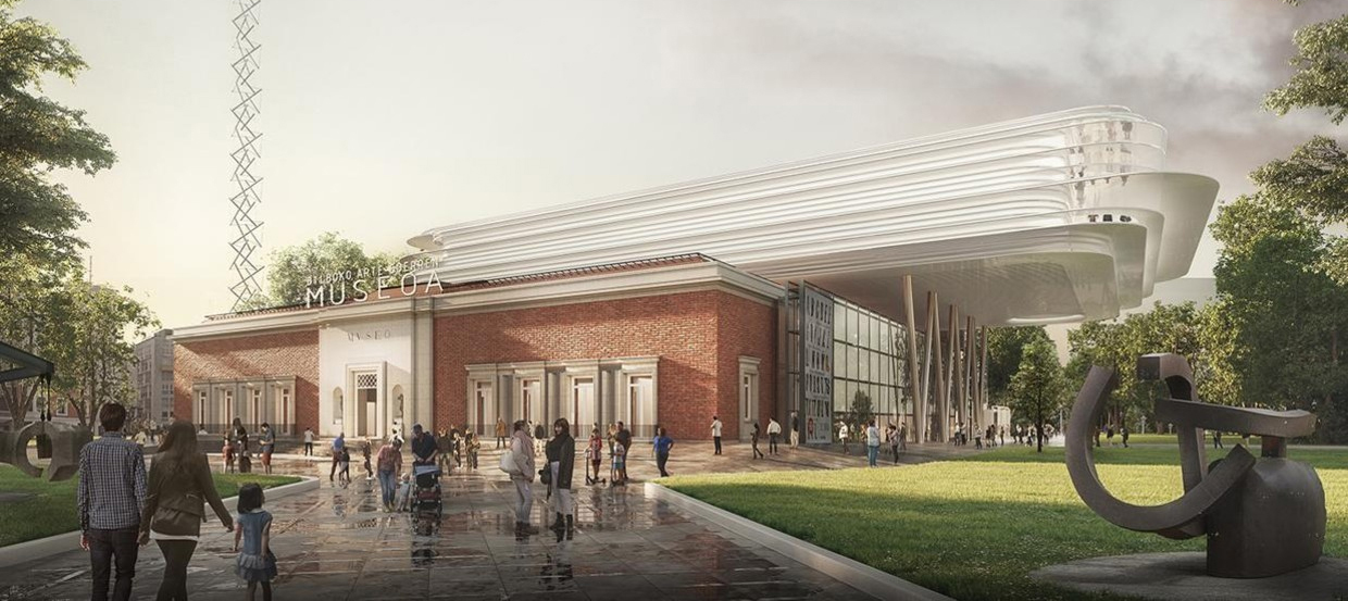 诺曼·福斯特扩建毕尔巴鄂艺术博物馆,融入现代气息-0