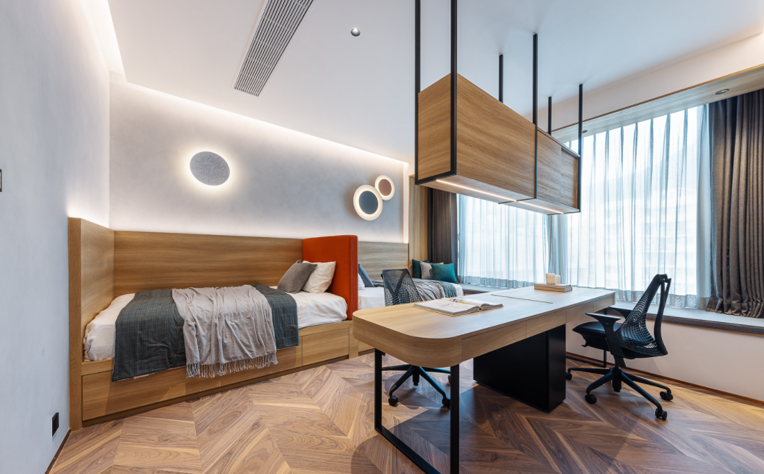 双胞胎的温馨卧室-12