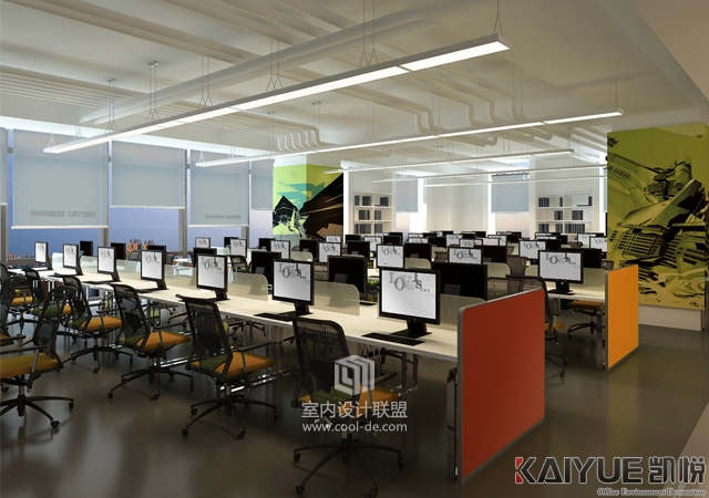 【凯悦装饰】广州创思信息办公楼设计装修-4