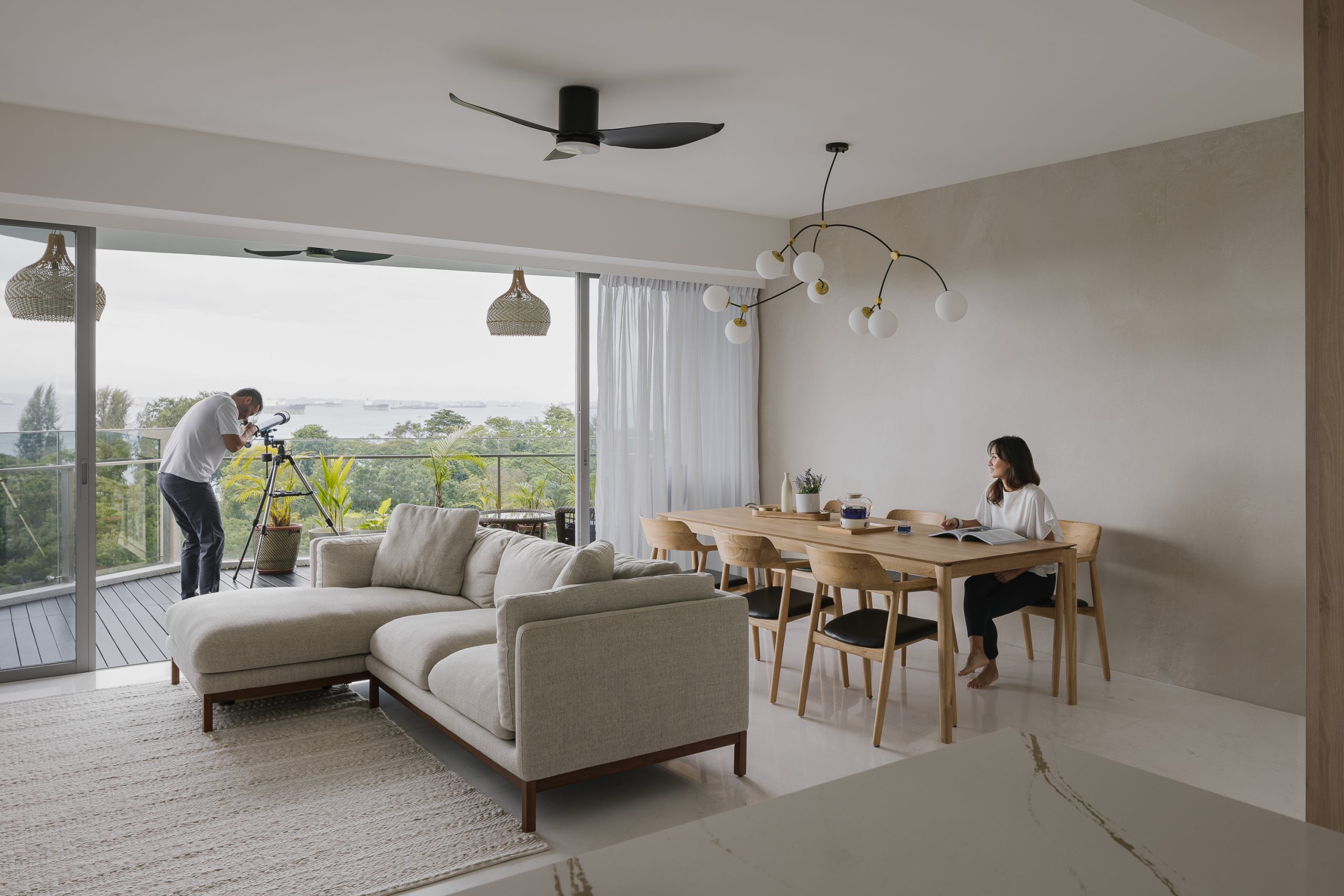 Silversea  3  BR Condo现代加州海岸风住宅丨新加坡丨The Interior Lab-0