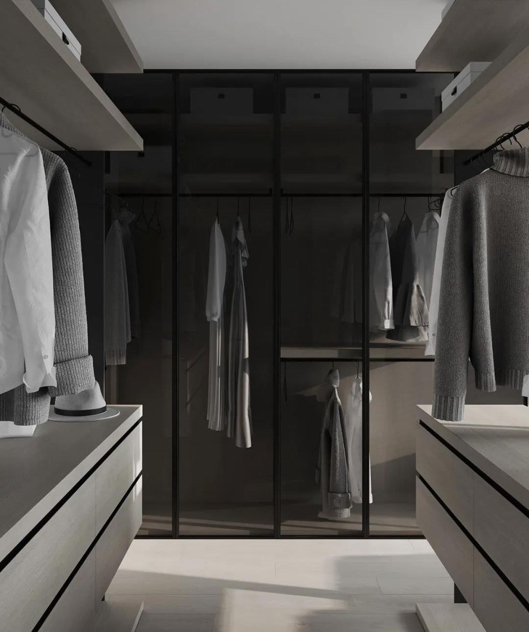 当代精致生活美学,Quadro Room 工作室打造莫斯科舒适之家丨俄罗斯莫斯科-43