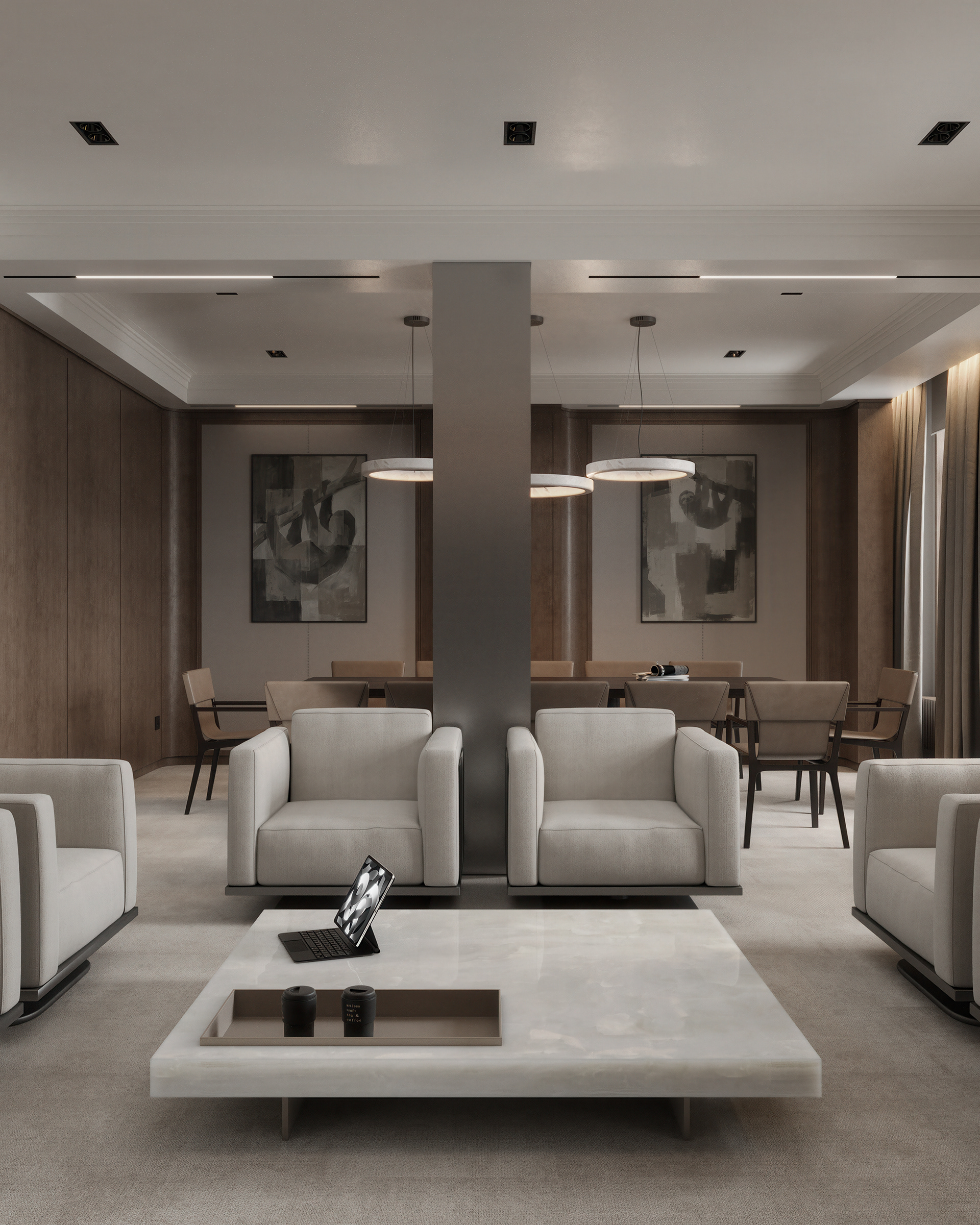 DAAS bureau 办公空间 3D 可视化项目-7