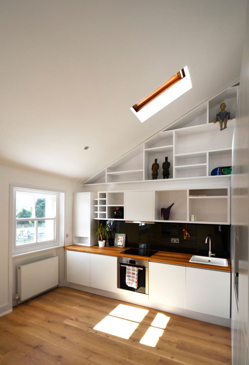 豪华别墅 现代风格伦敦50㎡斜顶阁楼设计-12