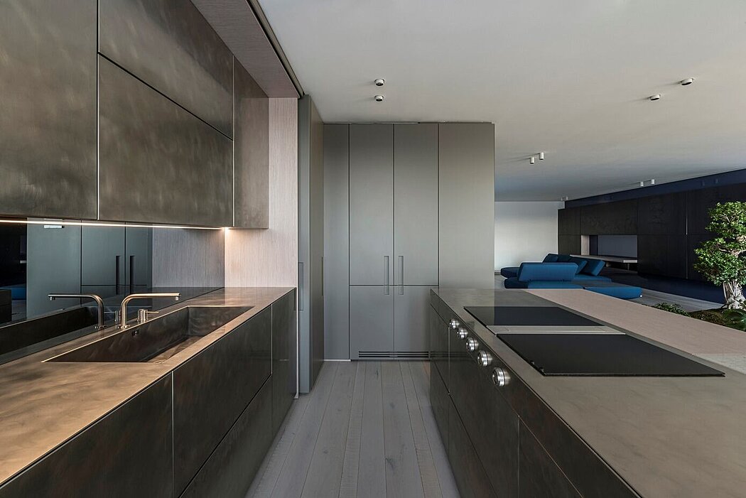 Penthouse I 绿色现代公寓丨意大利丨Piertito Cardillo 工作室-8