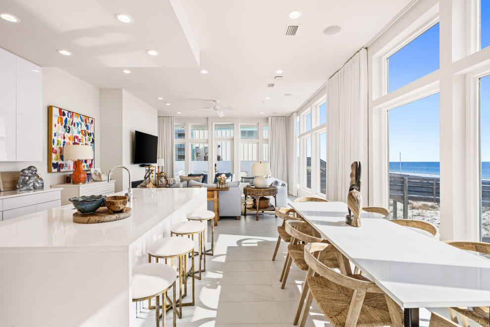 Cross Lane现代海滨住宅丨美国阿拉巴马丨Bob Chatham Custom Home Design-35