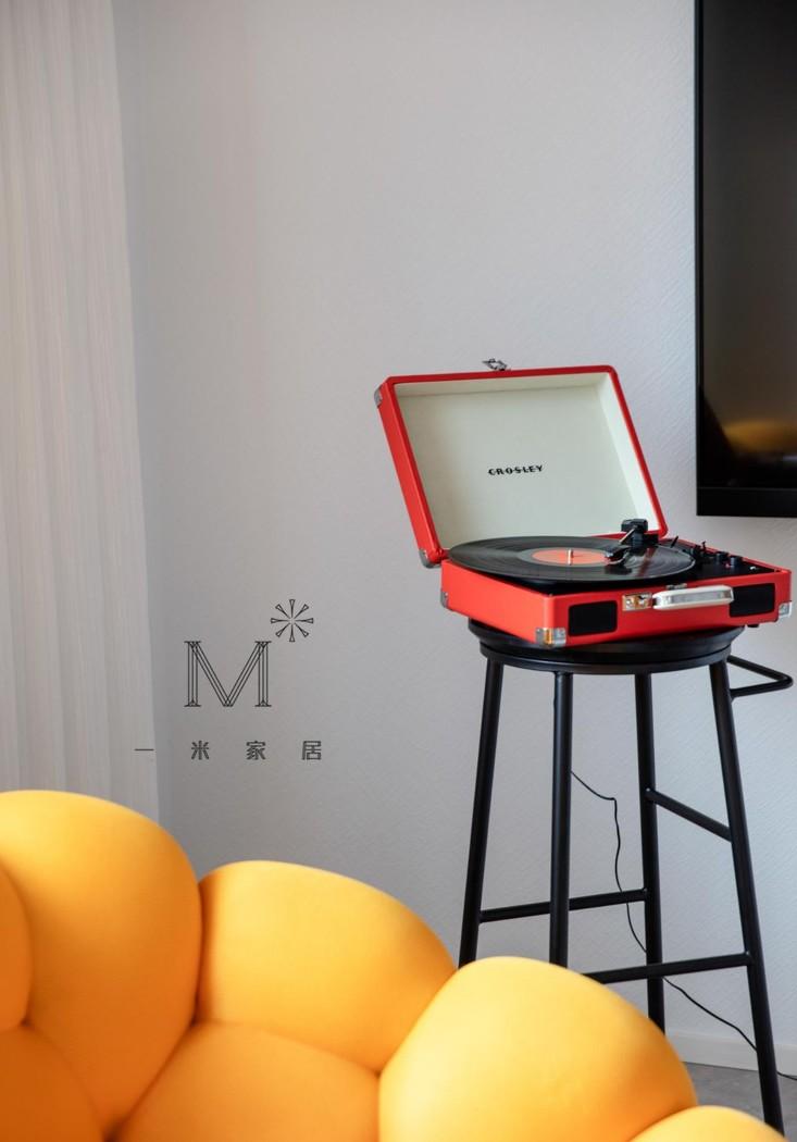 公寓丨【一米家居】新婚儿童摄影师夫妻的色彩之家-19
