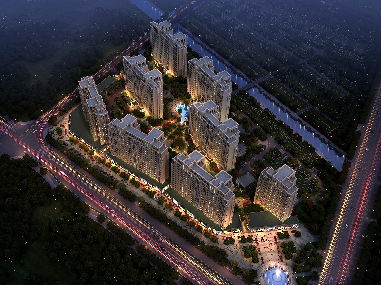 室外透视鸟瞰                     -4