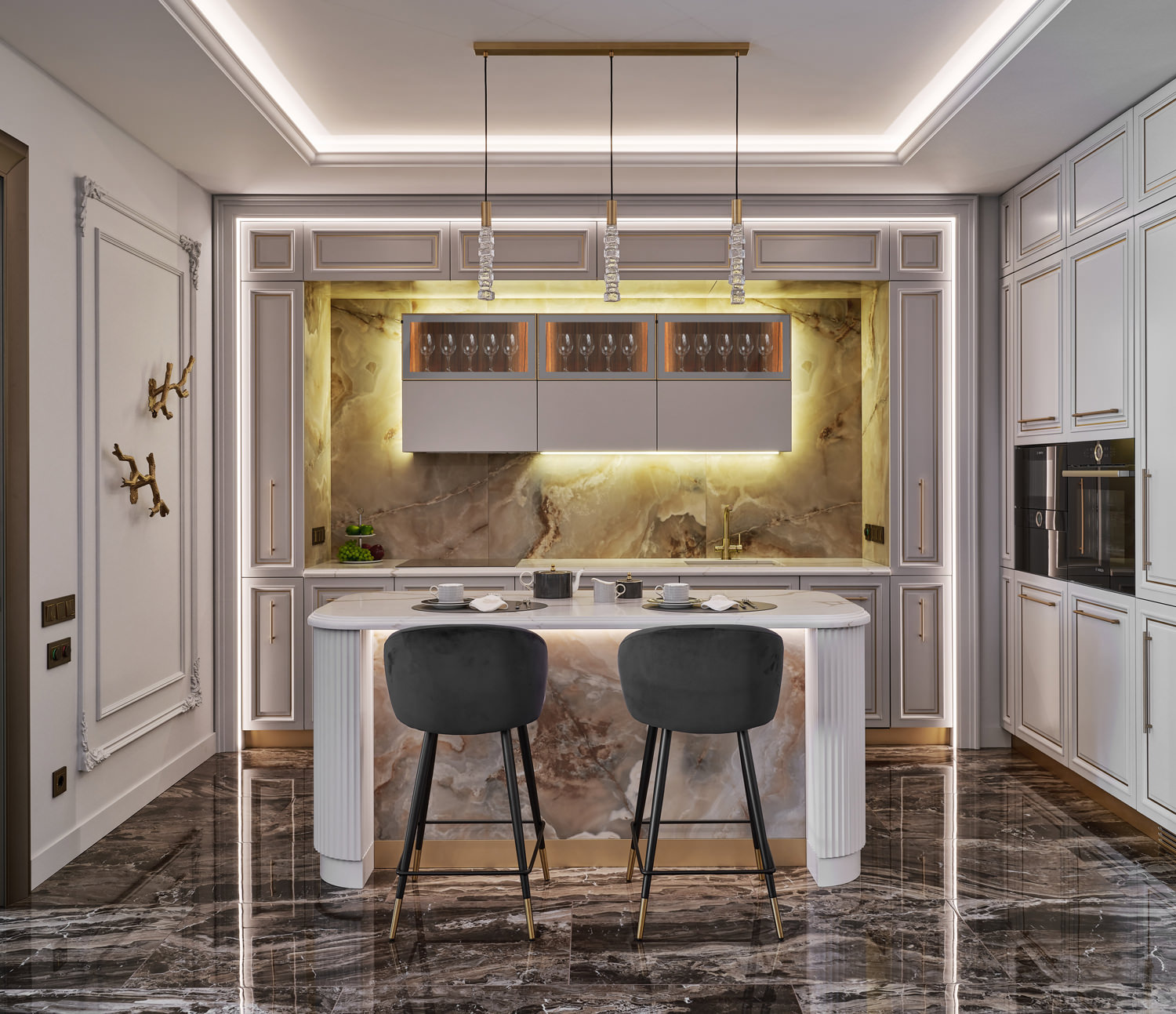 莫斯科公寓空间拓展设计项目丨俄罗斯莫斯科丨叶莲娜·巴里舍娃（Елена Барышева）-4