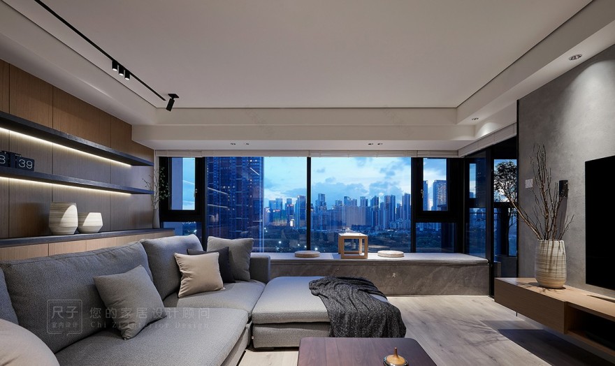 深圳华侨城 175㎡现代简约原木风家居设计,自然温馨的包容之家-48