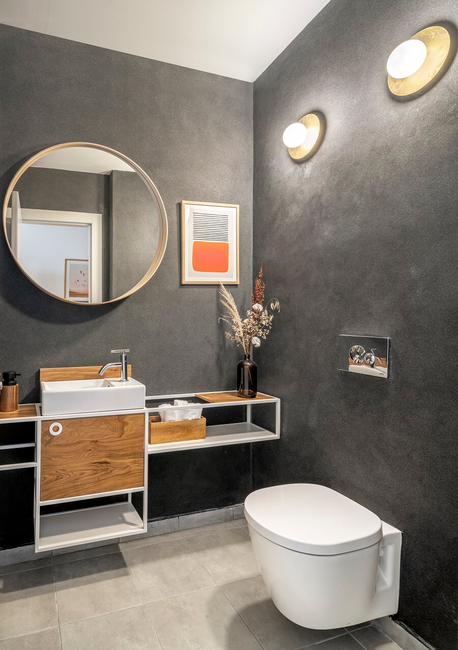 150 מ"ר ברמת גן: מודרנית, אקלקטית ומשקיפה אל הנוף - WALLS : WALLS-64