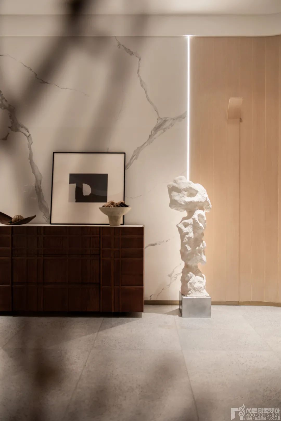 杭州钱塘江畔现代风江景大平层丨中国杭州丨尚层别墅装饰-42