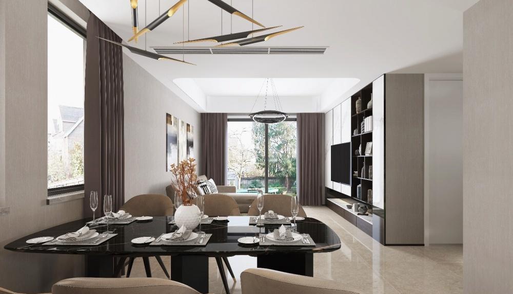 现代简约家居，白色烤漆玄关大板砖打造粉色浪漫空间-2