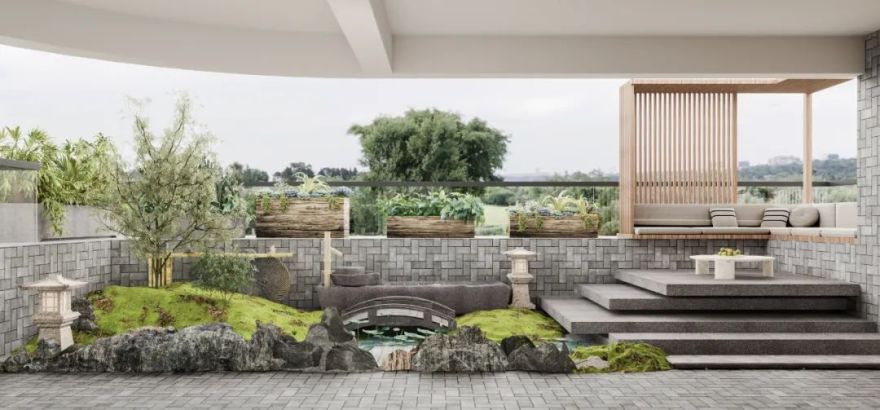 香韵典故空间设计 · 成都珠江御景湾 230㎡中古风格家居丨中国成都-34