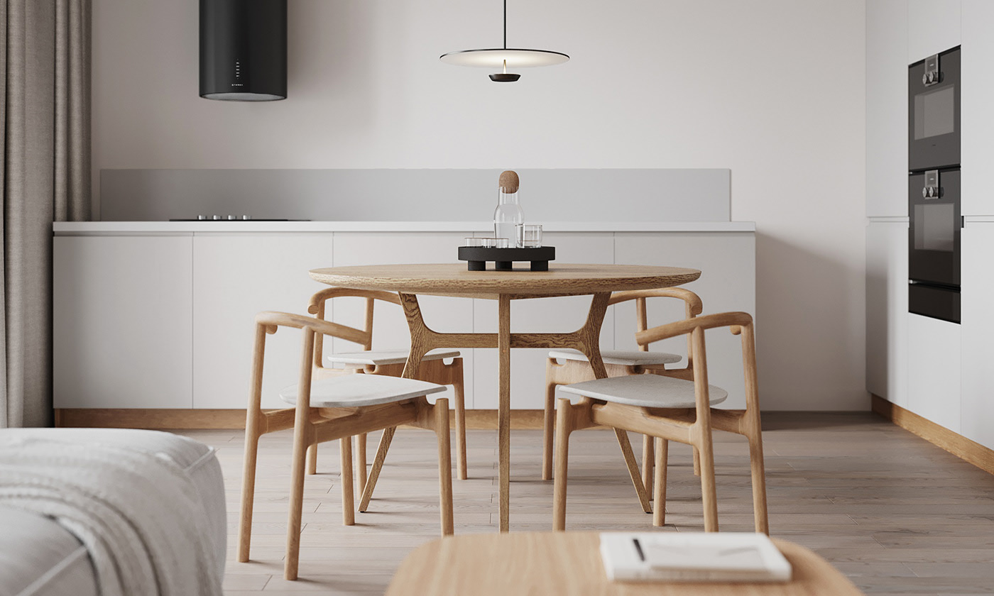 90㎡原木风公寓设计-5