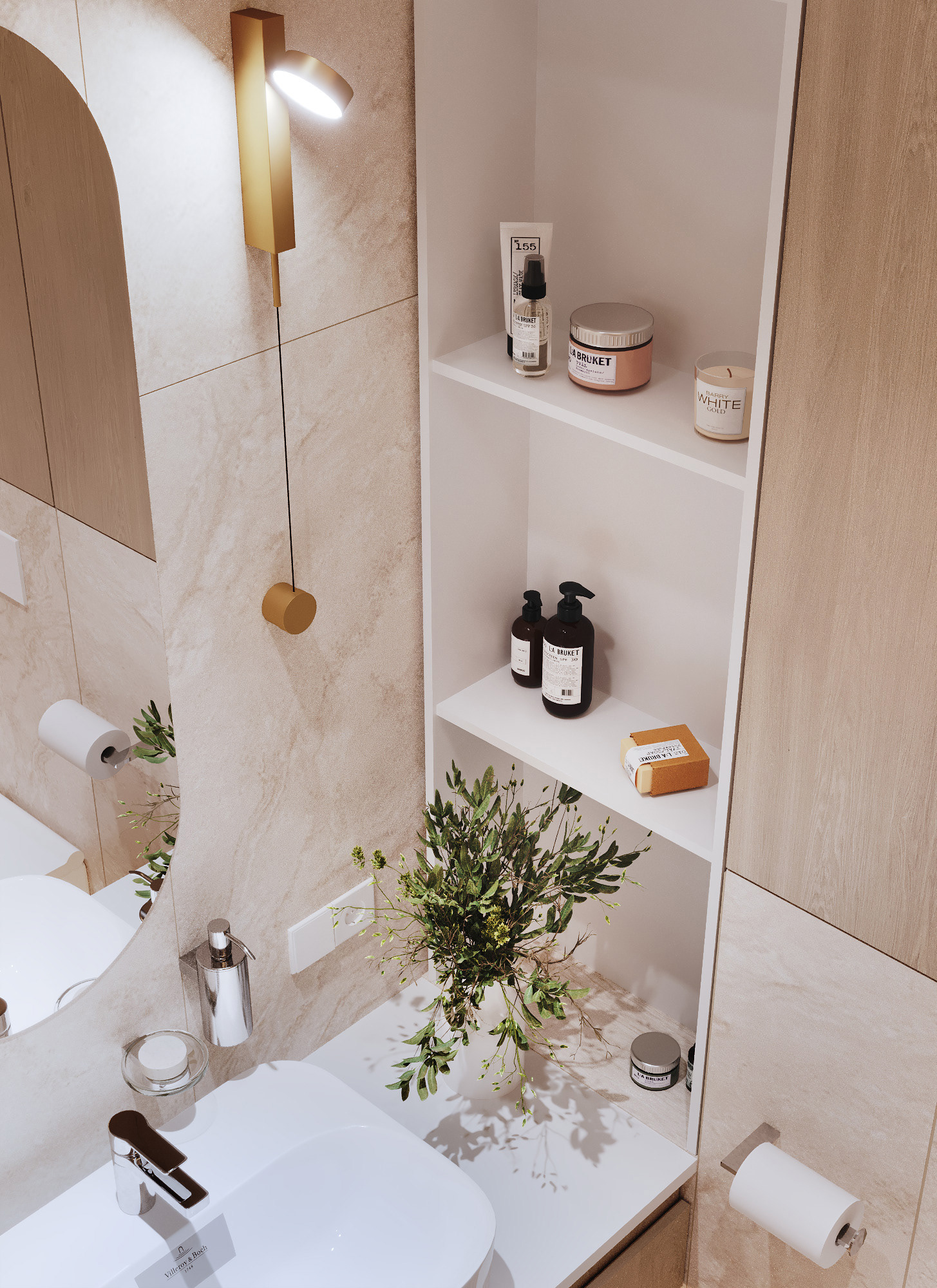 37㎡出租公寓设计丨俄罗斯莫斯科丨Kate Sirotkina-18