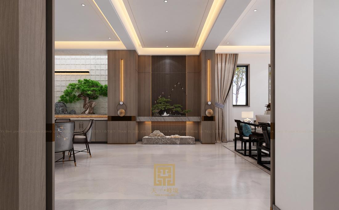 山水诗意 · 自然与和谐共生的家庭空间设计-7