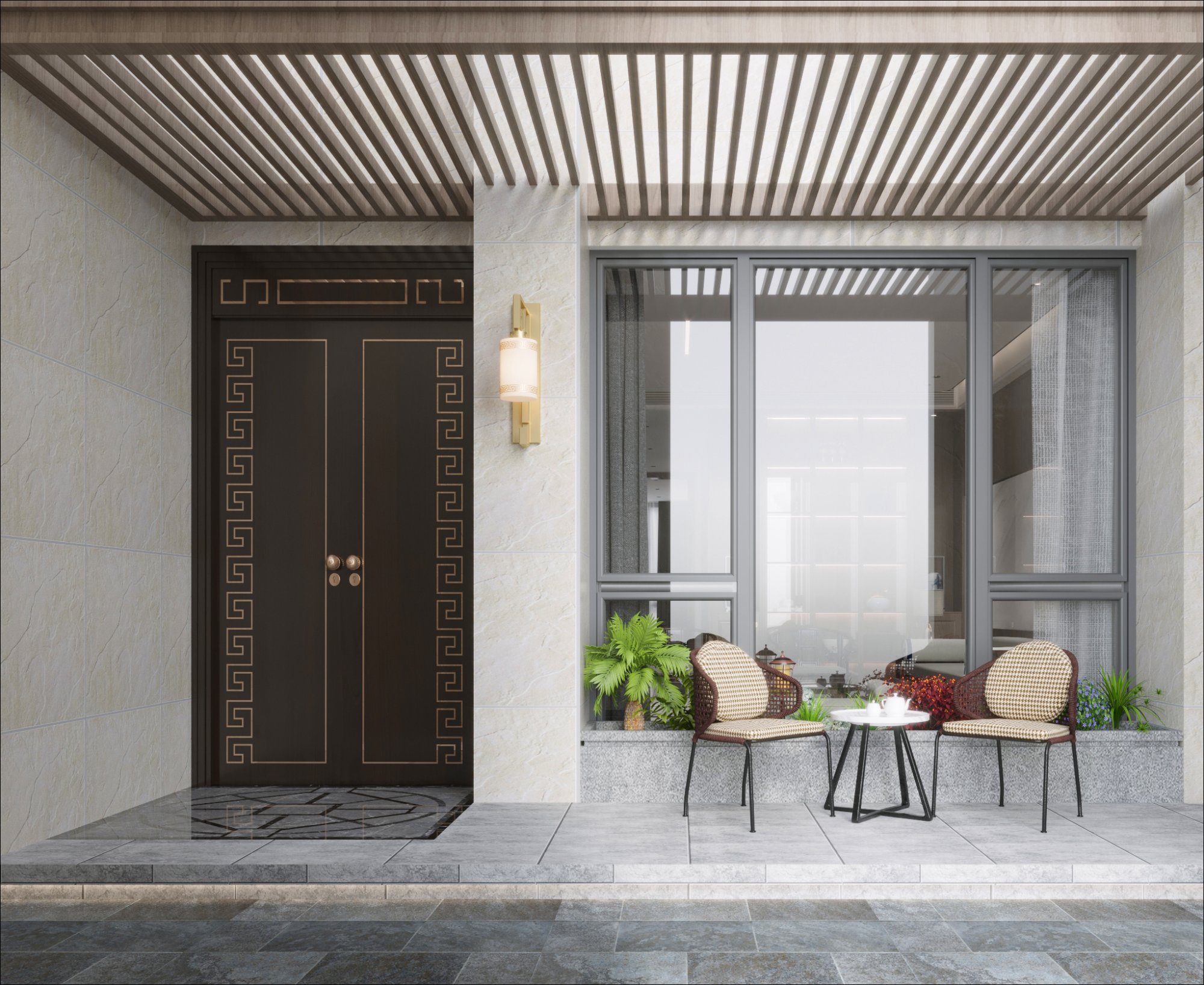 极简新中式室内设计-14