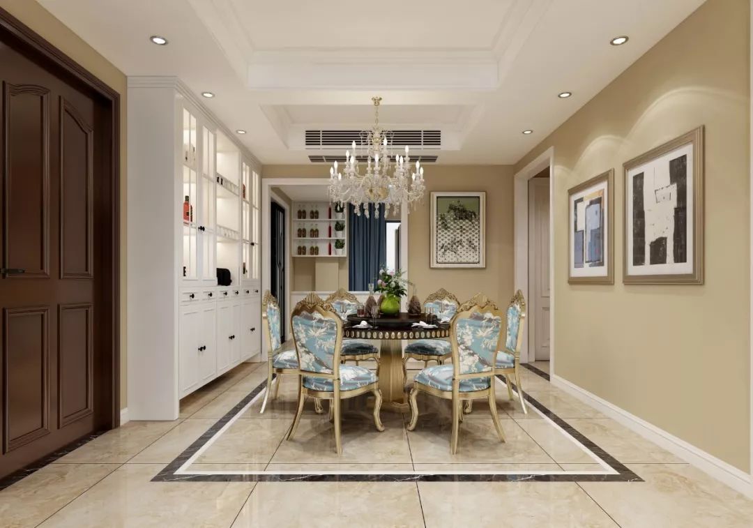 东方城 113㎡简欧风 | 温暖色调与时尚质感的完美融合-43