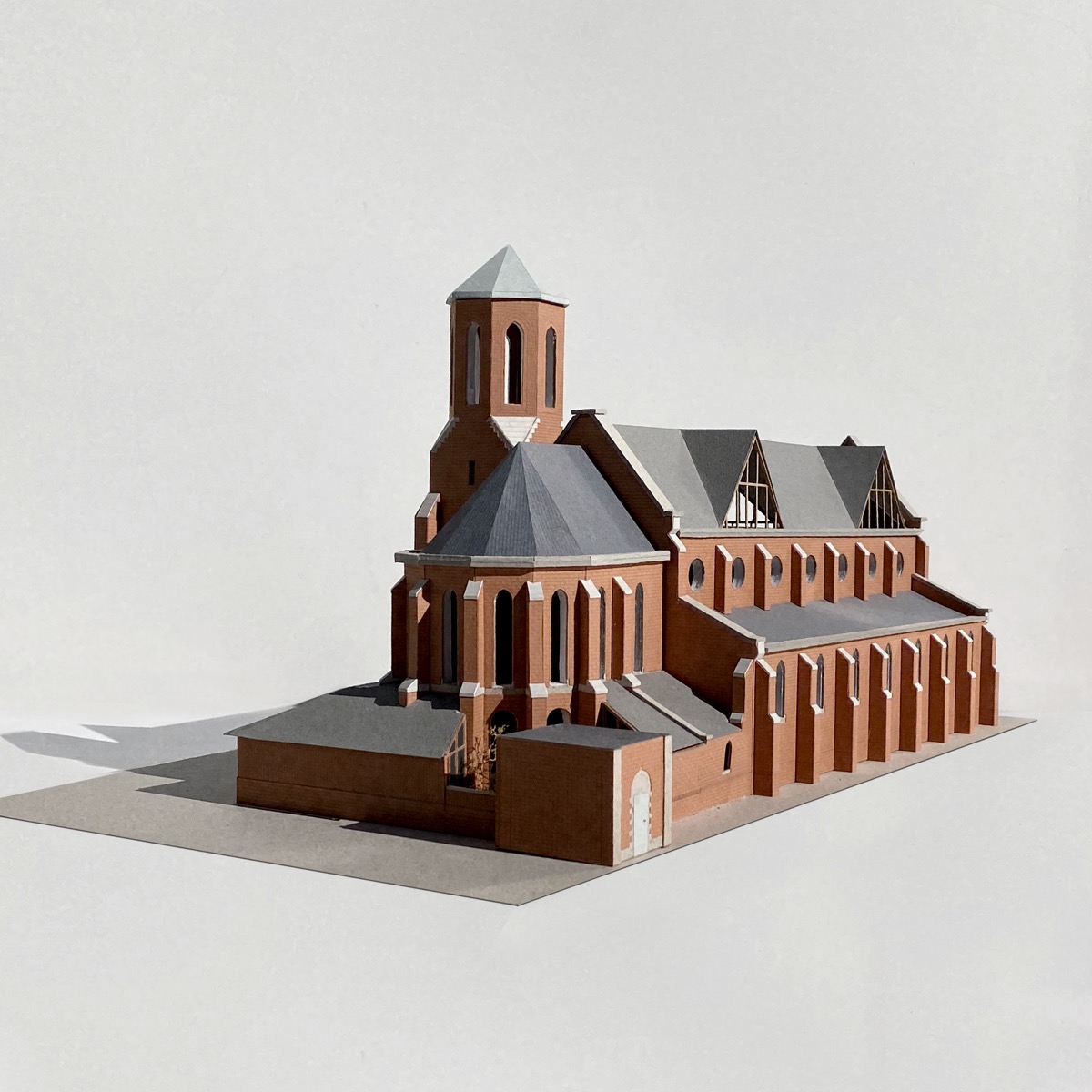 前教堂改造为兼具社区功能的办公楼丨比利时丨OFFICEU architects for urbanity-9