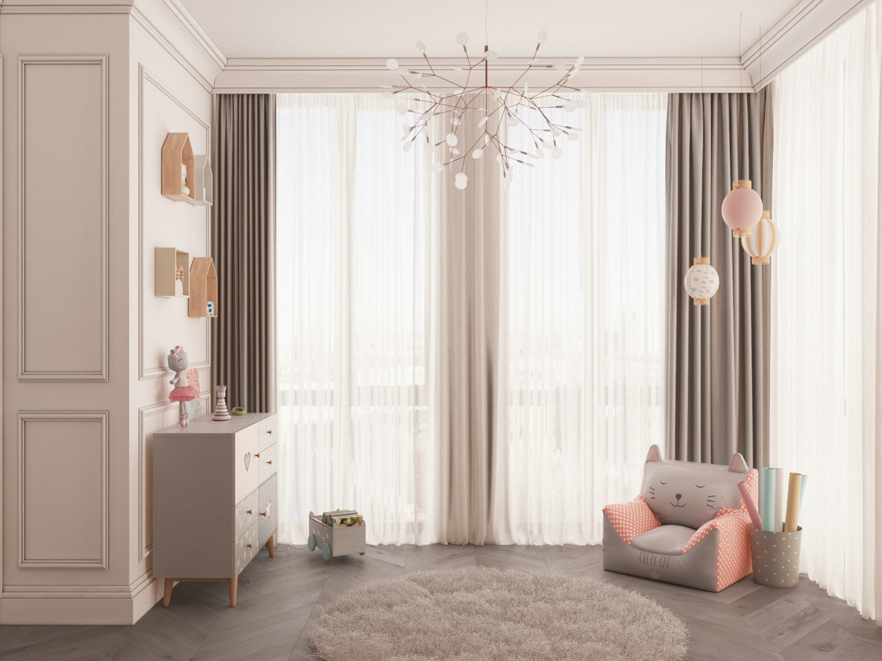 乌克兰 90㎡现代简约公寓设计-12