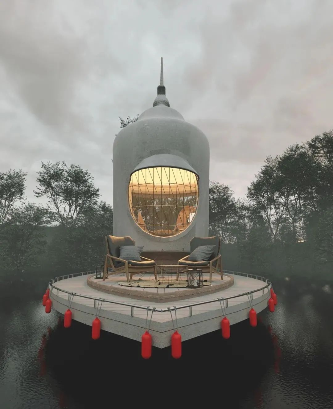 动物灵感建筑丨Thilina Liyanage-42