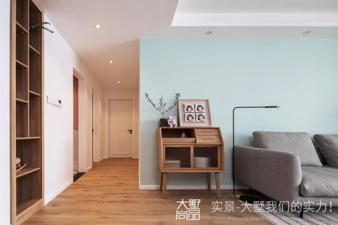 140㎡北欧风家居，薄荷绿打造清新空间-21