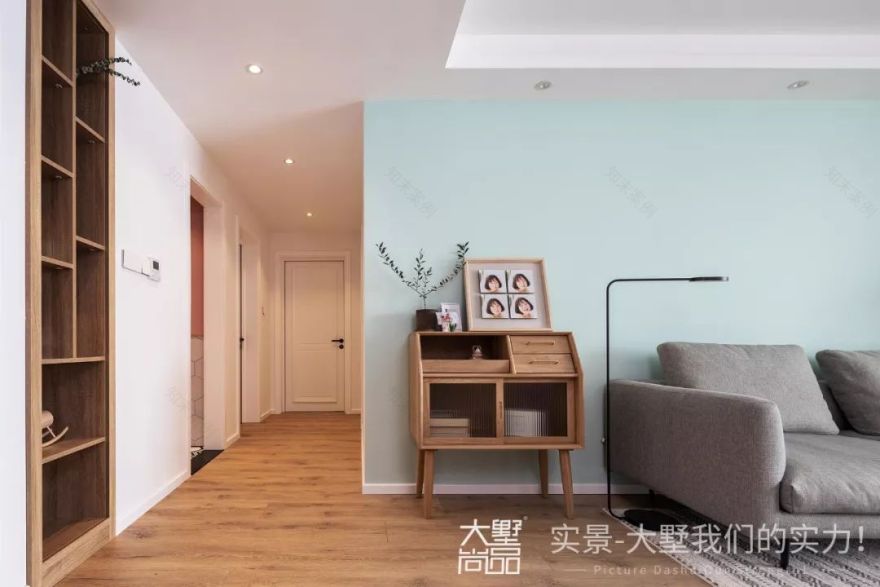 140㎡北欧风家居,薄荷绿打造清新空间-21